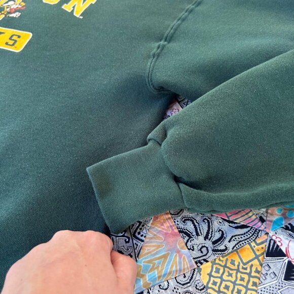 Vintage Jansport Oregon Ducks Sweatshirt Mens Medium Pullover Disney Donald Duck - Picture 2 of 8